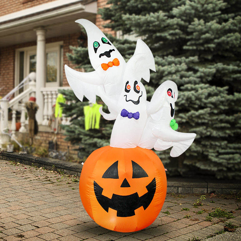 Halloween Ghost and Pumpkin Inflation decoration