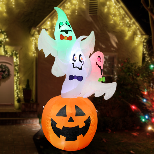 Halloween Ghost and Pumpkin Inflation decoration